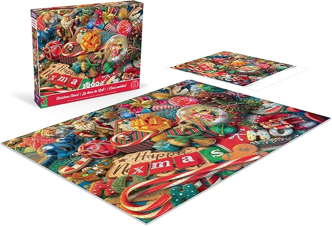 Ceaco - Eduard - Christmas Chaos! - 2000 Piece Puzzle for Adults - Challenging and Perfect for Game Nights - Finished Puzzle Size 38.5 x 26.5