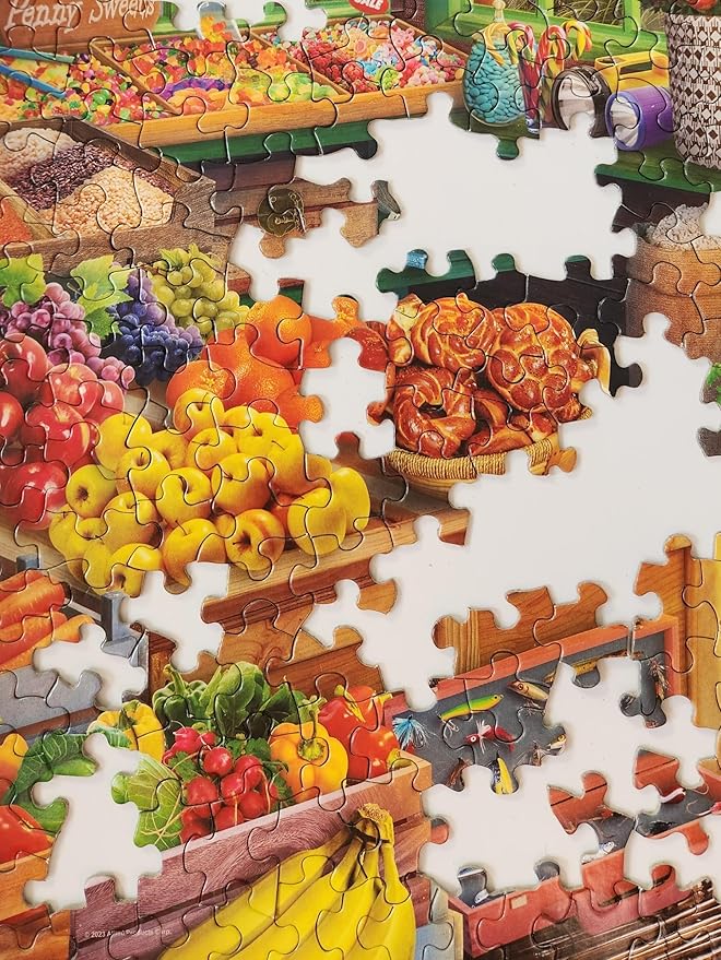 Springbok Lake Windermere General Store 1000 Piece Jigsaw Puzzle for Adults - Unique Cut Pieces - Made in USA