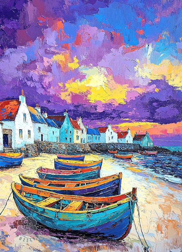 Lucky Puzzles - Whispers of the Irish Coast - 1000 Piece Jigsaw Puzzle for Adults | Unique Relaxation for Adults | Ideal Gift for Puzzle Lovers