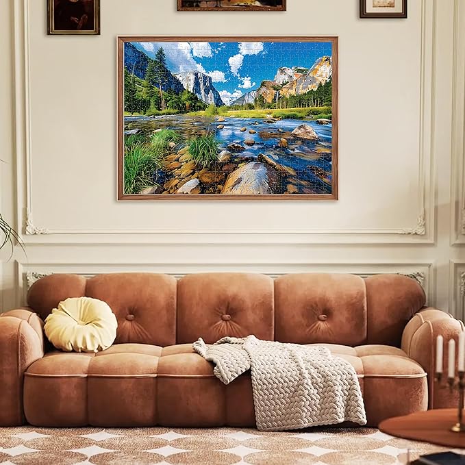 Nature Puzzle for Adult 500 Piece Puzzle Mountain Lake Landscape Puzzles Scenery, Jigsaw Puzzles Scenic, Art Home Decor DIY Funny Challenging Game Toy for Mom, Wife, Friend