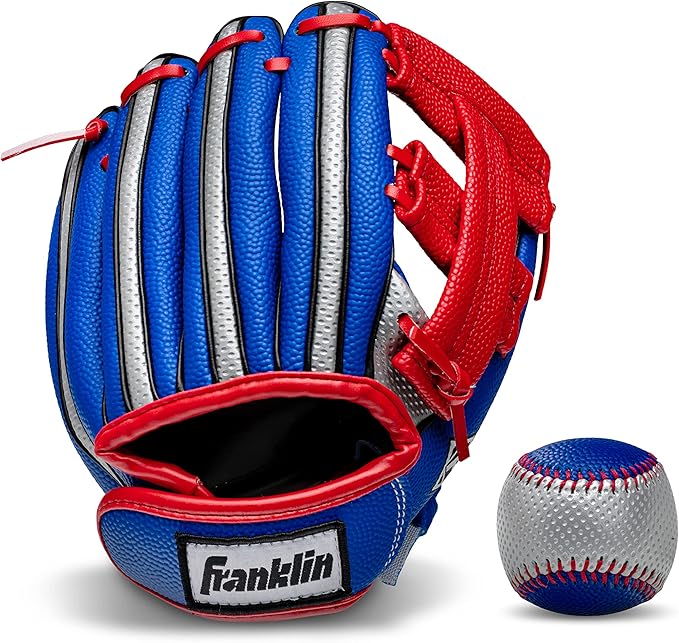 Franklin Sports Air Tech Foam Baseball Glove and Ball Set