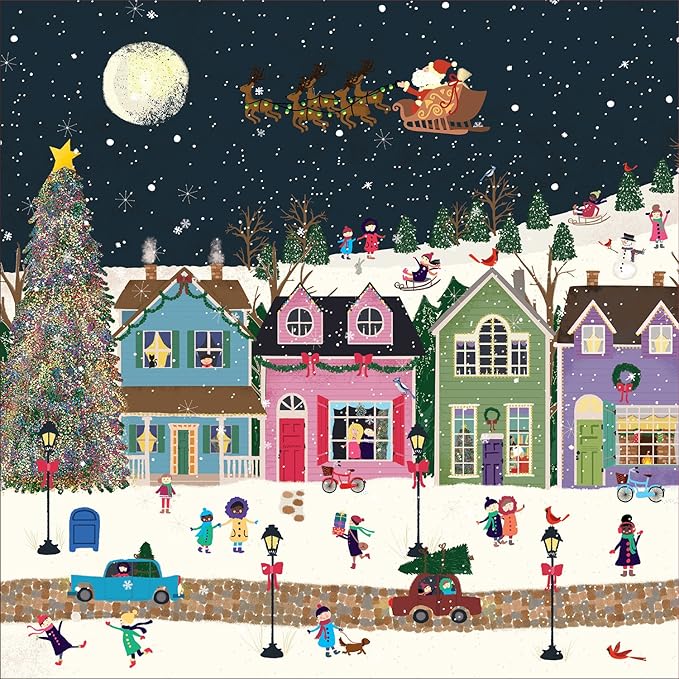 Galison Winter Wonderland 500 Piece Jigsaw Puzzle for Adults and Families, Winter Puzzle with Holiday Themes