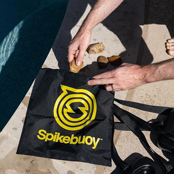Spikeball Spikebuoy on Water Accessory – Play in The Pool or at The Beach – Use with Standard, Pro and Weekender Sets – Includes Leg Floats and Anchor Bag