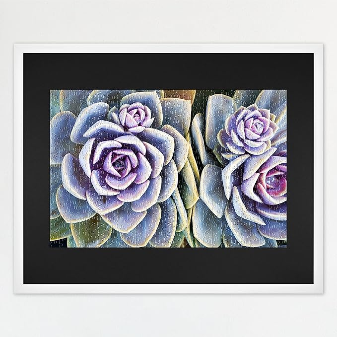 MCS 24x30 Puzzle Frame for Finished Puzzles, White Vertical & Horizontal Wall-Mounted Large Picture Display for Preservation (1-Pack)