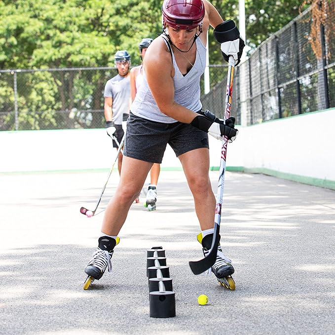 Franklin Sports NHL Street Hockey Balls - No Bounce Outdoor Street + Roller Hockey Balls - Official Size for Youth + Adult Street Hockey - Assorted Colors - 1, 2, 3, and 15 Bulk Packs
