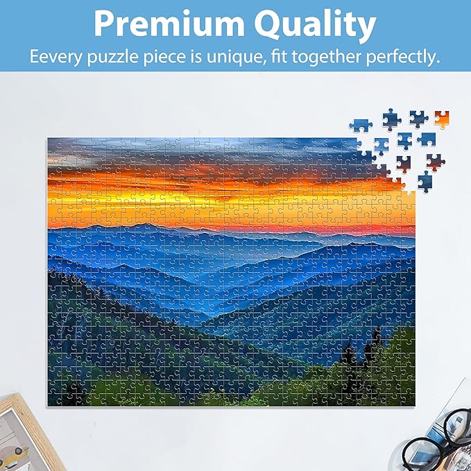 Jigsaw Puzzles 500 Pieces for Adults Puzzle Landscape Challenging Puzzle for Teens Elderly Natural Scene Hard Puzzles Great Gift for Friends Family Activity Fun Puzzle Games Toys 20.5"X15"