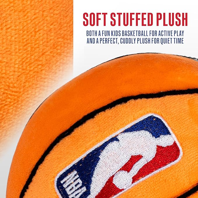 Franklin Sports MyFirst Soft Plush Sports Balls - Stuffed Plush Toy Basketball, Baseball + Football for Kids - NBA, MLB + NFL Indoor Soft Sports Balls - Fun Kids Toys + Room Decorations