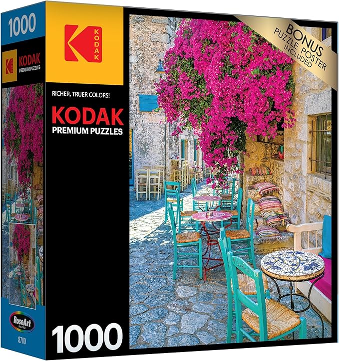 RoseArt - Kodak Premium - Village Areopoli - 1000 Piece Jigsaw Puzzle for Adults