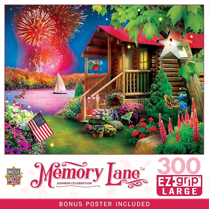Masterpieces 300 Piece EZ Grip Jigsaw Puzzle - Summer Celebration - 18"x24"