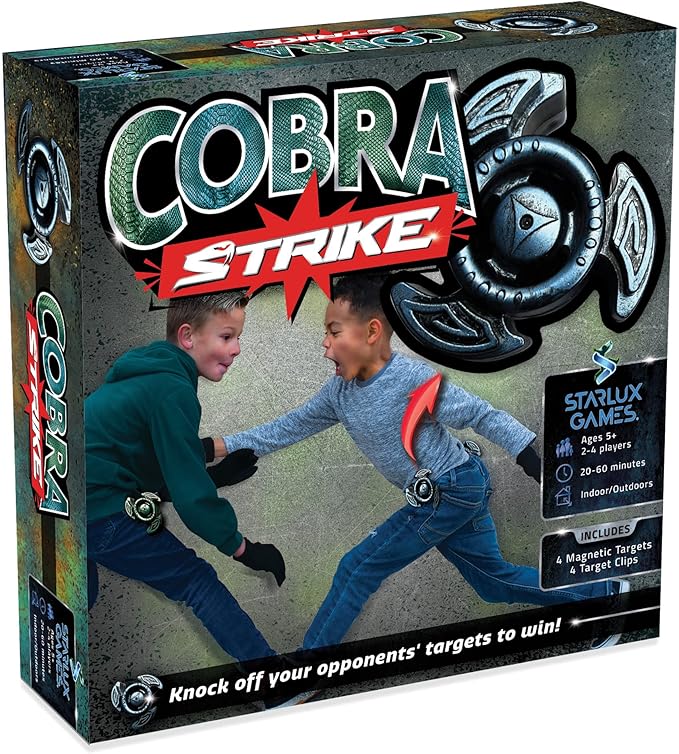For Wrestling & Karate Fans: Cobra Strike – Aim for the Target, Defend Your Own | Ages 5+, 2-4 Players | Active, Outdoor Toys for Ages 8-12+ | Sports Gear for Youth | Teen Boy Gifts | By Starlux Games