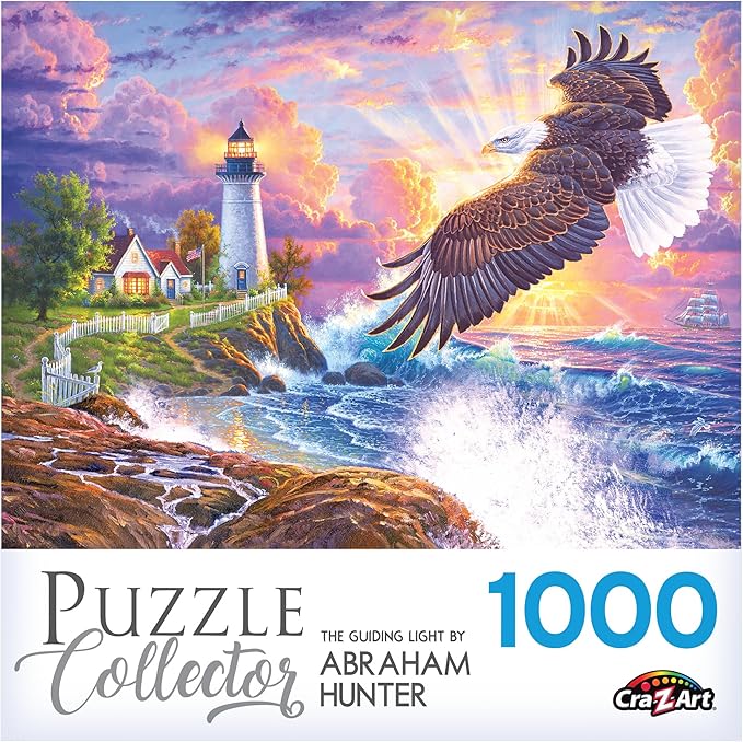 RoseArt - Puzzle Collector- The Guiding Light - 1000 Piece Jigsaw Puzzle for Adults