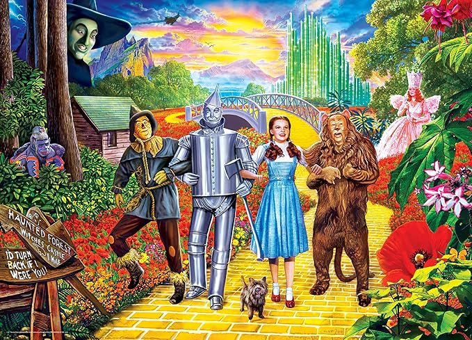 MasterPieces 1000 Piece Jigsaw Puzzle for Adults, Family, or Youth - Off To See The Wizard - 19.25"x26.75"