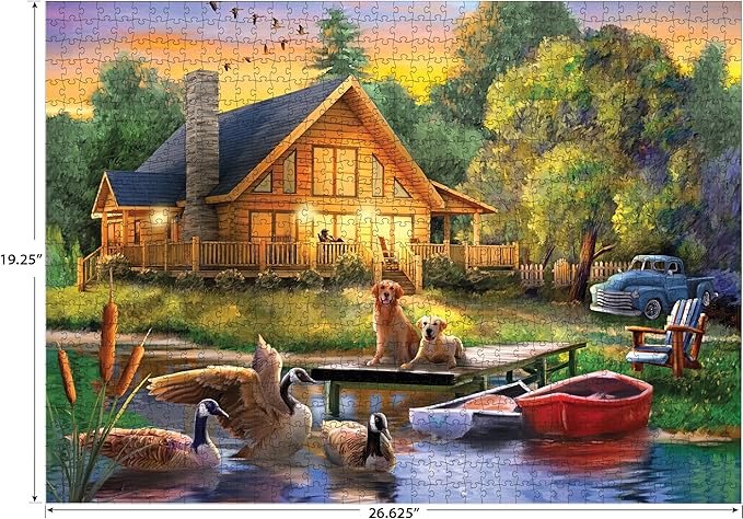 RoseArt - Puzzle Collector - Guardians of The Lake, 1000 Piece Jigsaw Puzzle for Adults