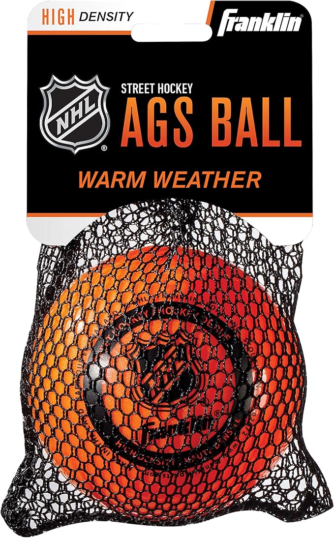 Franklin Sports NHL Street Hockey Balls - No Bounce Outdoor Street + Roller Hockey Balls - Official Size for Youth + Adult Street Hockey - Assorted Colors - 1, 2, 3, and 15 Bulk Packs