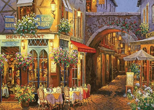 1000 Piece Puzzle for Adults Venice Puzzles for Adults 1000 Pieces Blooming Streets Jigsaw Puzzles 1000 Pieces Venice Street with Flowers Puzzle 1000 Pieces Venice Scene 1000 Piece Puzzle 1000 Puzzle