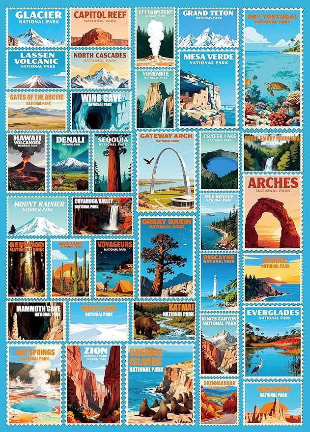 Puzzle for Adults 1000 Pieces, National Country Park Puzzle, Challening Impossible Difficult Hard Fun 1000 Pieces Jigsaw Puzzles for Adults