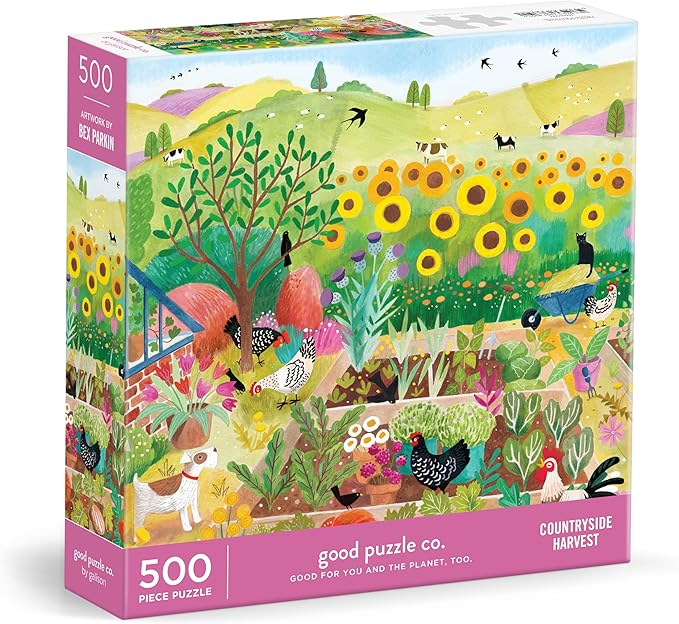 Galison Good Puzzle Co. Countryside Harvest