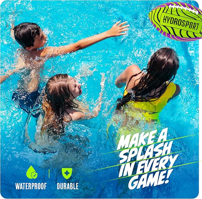 Water Football for Pool, Beach, Lake - Waterproof Pool Toys for Kids Ages 8-12 - Teen Boys Gift - Swimming Balls Sports - Family, Teens Boys & Adults Fun - Outdoor Accessories