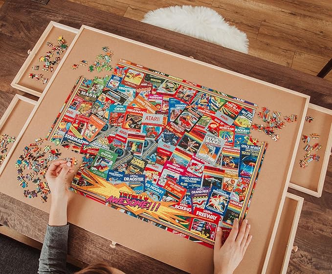 OG Gaming 1000-Piece Jigsaw Puzzle for Adults, Kids | Interactive Brain Teaser, Educational Toys & Games for Home, Indoor Activities, Building Sorting Toys for Creative Play