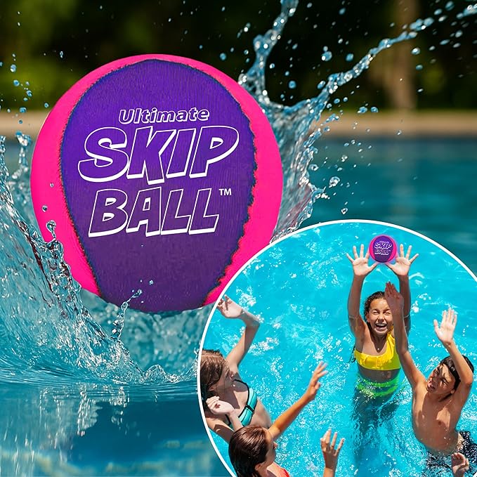 Activ Life The Ultimate Water Skip Balls, Water Bouncing Ball for Swimming Pool, Beach Toys for Friends, Family, Kids and Adults