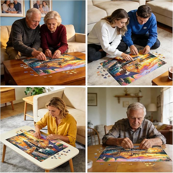 500 Piece Puzzle for Adults Puzzle Dog Duck Car Jigsaw Puzzle, Recycled Cardboar Jigsaw Puzzles 500 Pieces for Senior, Challenging Puzzles Family Birthday Party Toy Gift for Friends 20.5"x15"