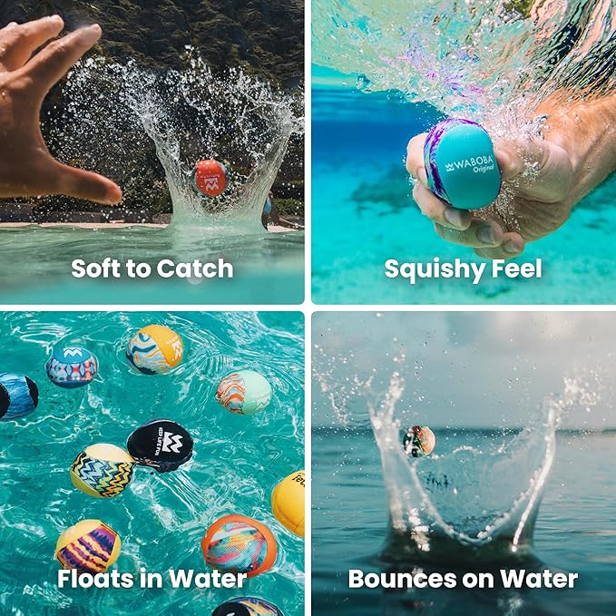 Waboba Original Water Bouncing Ball - Perfect Toy for Beach and Water Games - Skips on Water - Invented in Sweden