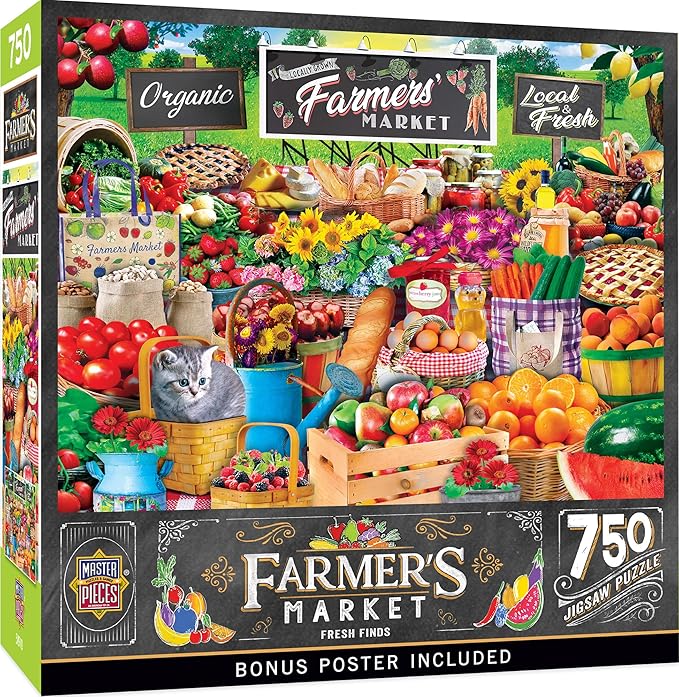 Masterpieces Fresh Finds Jigsaw Puzzle - 750 Piece Puzzle for Adults - Ages 14+