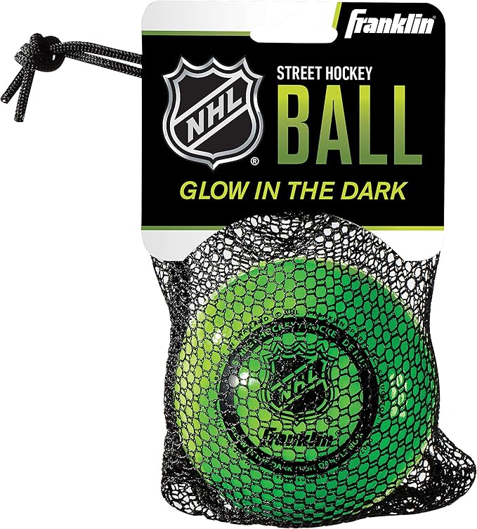 Franklin Sports NHL Street Hockey Balls - No Bounce Outdoor Street + Roller Hockey Balls - Official Size for Youth + Adult Street Hockey - Assorted Colors - 1, 2, 3, and 15 Bulk Packs