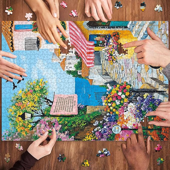 Jigsaw Puzzles for Adults 1000 Pieces, Interlock Perfectly No Dust, Impossible Difficult Hard Fun 1000 Piece Jigsaw Puzzles for Adults-1:1 Poster-Charming Coastal Path
