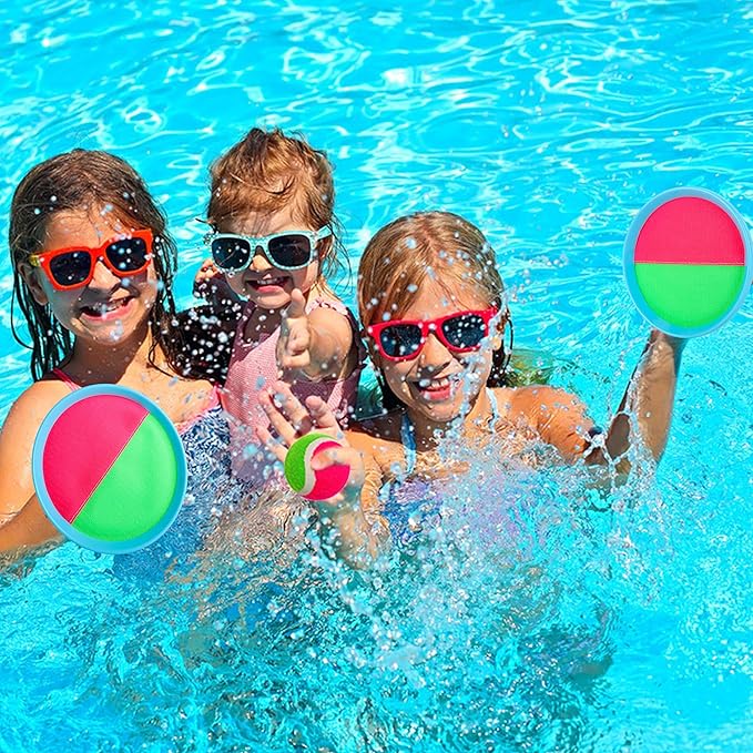 Toss and Catch Ball Game Toys for Kids Ages 4-8, Catch Paddle Toss-Upgraded Version Ball Sports Games for Boys Girls Christmas Birthday Gifts