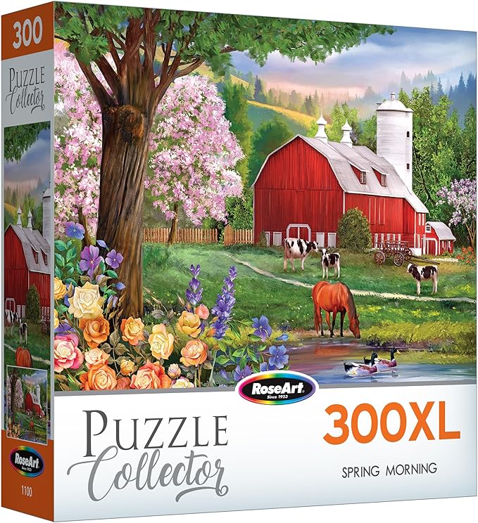 RoseArt - Puzzle Collector - Spring Morning - 300XL Piece Jigsaw Puzzle for Adults