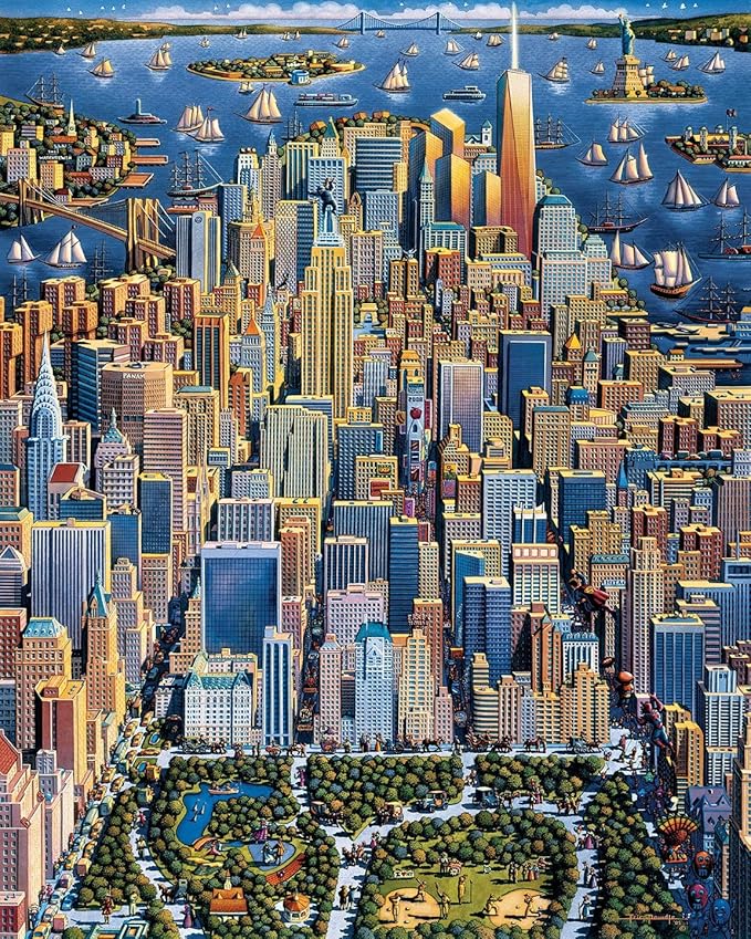 Dowdle Jigsaw Puzzle - New York - 1000 Piece