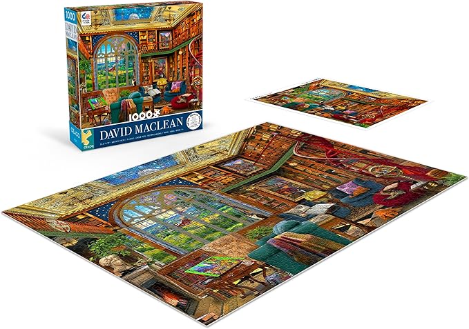 Ceaco - David Maclean - Country Library - 1000 Piece Jigsaw Puzzle