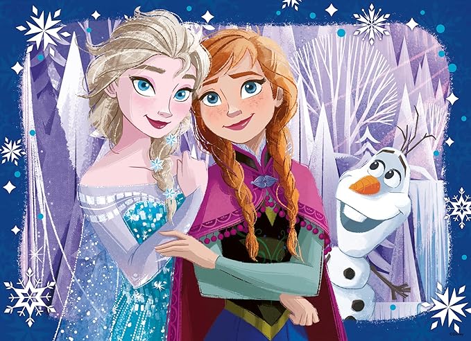 Ravensburger Disney Frozen 4x100 Piece Bumper Puzzle Pack for Kids 5+