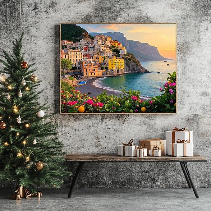 Amalfi Coast- 500 Piece Jigsaw Puzzle for Adults - Challenging Puzzle Perfect for Game Nights - Finished Size is 20.5 x 15 -Gift for Christmas, Anniversary, Birthday,Family