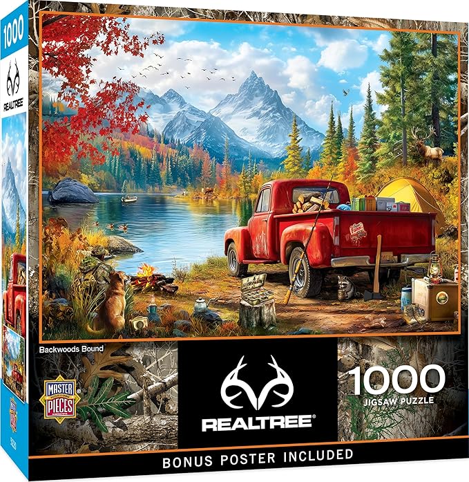 MasterPieces 1000 Piece Jigsaw Puzzle for Adults, Family, Or Youth - Backwoods Bound - 19.25"x26.75"