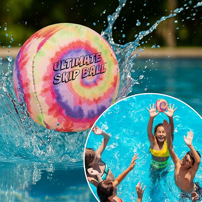 Activ Life The Ultimate Water Skip Balls, Water Bouncing Ball for Swimming Pool, Beach Toys for Friends, Family, Kids and Adults