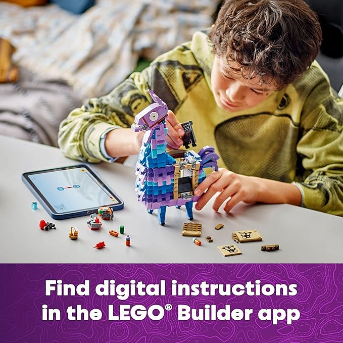 LEGO Fortnite Supply Llama Building Set - Kids Toy for Gamers, Ages 12+ - Display Model, Collectible Fortnite Toy - Gift for Boys & Girls - 77071