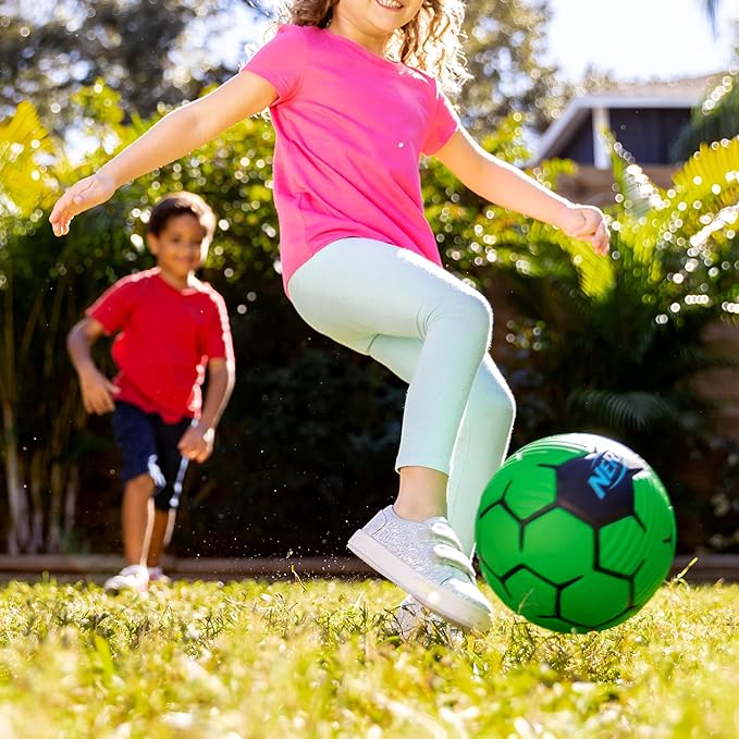 NERF Kids Foam Mini Soccer Ball - Proshot Youth Soft Mini Foam Soccer Ball - 7" Inch NERF Indoor + Outdoor for Kids