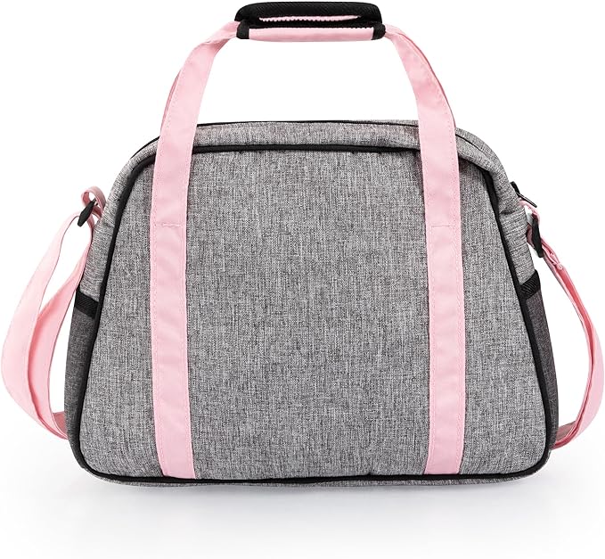 Bayer Doll Bag with Diaper Bag Accessories, Baby Doll Changing Set, Grey Pink Unicorn, Ages 18 Mo