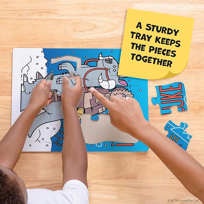 Star Wars Tray Puzzle 4 Pack – Buffalo Games - 12, 24, 36 & 48 Pieces for Kids Ages 4+
