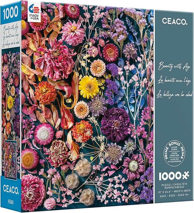 Ceaco - Meghan Crandall - Beauty with Age - 1000 Piece Jigsaw Puzzle for Adults - Challenging Puzzle Perfect for Game Nights - Finished Size is 26.5 x 19