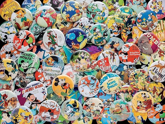 Ceaco - Disney - Vintage Buttons - 750 Piece Jigsaw Puzzle