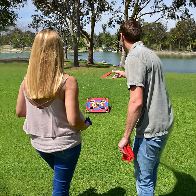 GoSports 3 x 2 ft Arcade Cornhole Game - Portable Bean Bag Toss Game