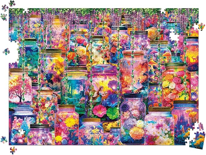 HUADADA Puzzles for Adults 1000 Pieces,Challenging Game Toys, Puzzles 1000 Pieces,Impossible Puzzle, Family Decoration Puzzle 1000-Fantasy in a Bottle