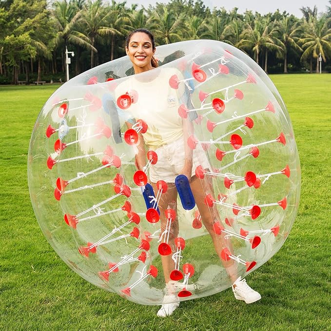 Bumper Bubble Soccer Balls for Teens/Adults, Body Zorb Ball Dia 4FT/5FT(1.2m/1.5m) 1 Pack