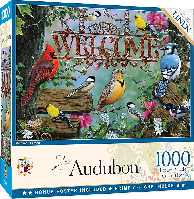 MasterPieces 1000 Piece Jigsaw Puzzle for Adults, Family, Or Youth - Perched - 19.25"x26.75"