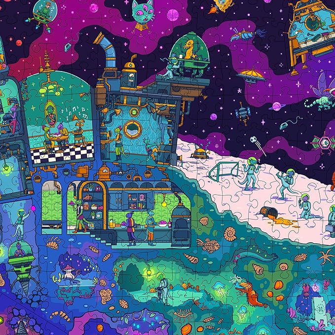 Magic Puzzles 3-Pack • Series Five • The Drippy Trip, The Golden Goose, & The Coveted Comet • 1000 Piece Jigsaw Puzzles from The Magic Puzzle Company