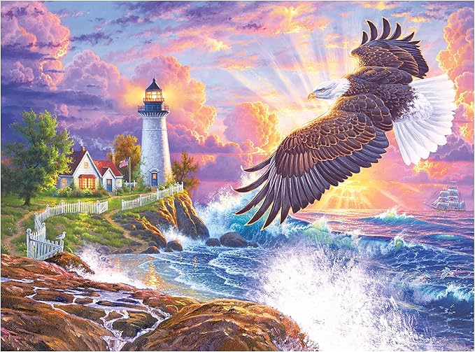 RoseArt - Puzzle Collector- The Guiding Light - 1000 Piece Jigsaw Puzzle for Adults