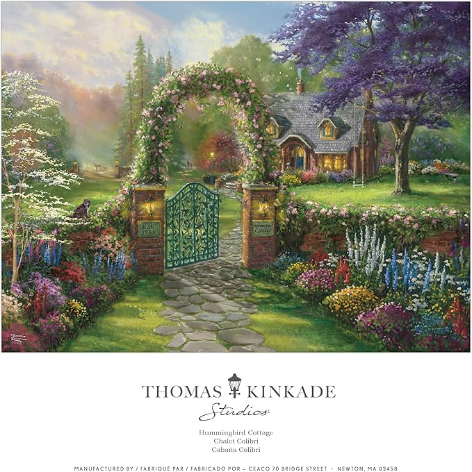 Ceaco - Thomas Kinkade - Inspirations - Hummingbird Cottage - 300 Piece Jigsaw Puzzle